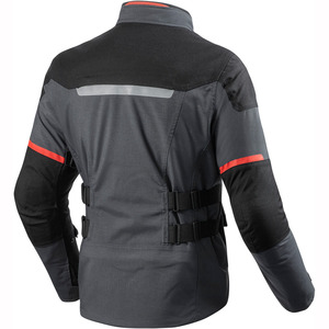 Vestes de moto en polyester avec logo personnalisé Blouson de moto en cuir pour homme coupe ajustée rembourrage de protection Style de rue - Product Image 2
