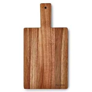 Planche à découper en bois de qualité professionnelle, antibactérienne, en bois dur, réversible, pour servir et couper - Product Image 1