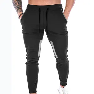 Logo personnalisé Plus Size Pantalon en coton Pantalon de survêtement pour hommes Jogger Gym Sweat Workout Fitness Soft Wear Joggers de sport pour hommes - Product Image 1