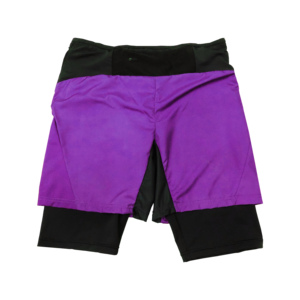 Produit durable 2 en 1 Short de course sur sentier pour homme avec vêtements de sport Short d'entraînement léger avec doublure en spandex écologique - Product Image 6