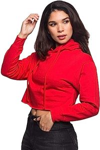 Cotton Fabric Ladies Blank GYM Long Sleeve Tracksuit Crop <b>Tops</b> Croptop Sweatshirt Custom LOGO <b>Cropped</b> Hoodie for Women - Product Image 2