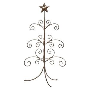 Adorno navideño y festivo, exhibición de piso, alambre de Metal, árbol de óxido, árbol de Navidad con estrella, las mejores ventas a precios razonables - Product Image 3