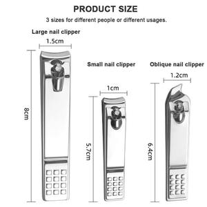 Stainless Steel Nail Clipper Hot Selling Professional Ultra Sharp Sturdy Nails Cutter for Fingernail Manicure Tools Pakistan - Product Image 3