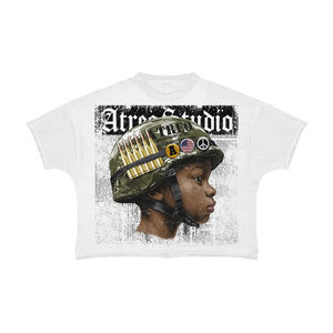 Camiseta Gráfica Personalizada de Alta Calidad para Hombre, Algodón Grueso con Lavado Ácido, Ropa de Moda Urbana de Gran Tamaño, Fabricación de Ropa - Product Image 2