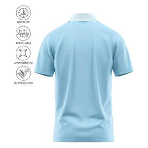 Camiseta de Golf para Hombre, Diseño Moderno, Sólida, Informal, Transpirable, de Secado Rápido, con Logotipo Personalizado Estampado y Bolsillo - Product Image 3