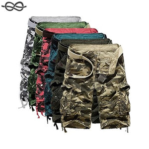 Short cargo camouflage pour hommes Short en coton élégant et durable inspiré Activités de plein air Tenue décontractée Aventure Gym - Product Image 6
