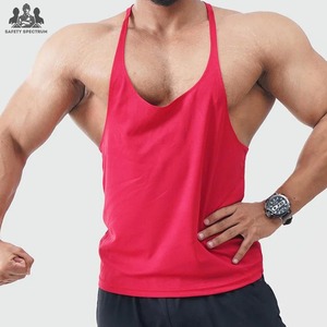 Sleeveless Knitted Casual Quick Dry Gym Stringer <b>Muscle</b> <b>Vest</b> Breathable Workout Undershirt Summer Fitness Tank Top - Product Image 3
