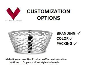 Cesta de pan de acero inoxidable pequeña, mantenga su pan fresco y acogedor en Nuestra elegante cesta, Bread Haven, el nido de pan - Product Image 3