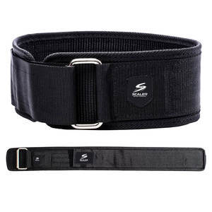 Ceinture de musculation en nylon à levier, confortable, ajustable, robuste, pour squats, soulevés de terre et entraînements intenses - Product Image 1