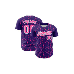 Nueva Camiseta de Béisbol 100% Poliéster Sublimado, Venta Caliente, Logotipo Personalizado, Alta Calidad, Precio Razonable - Product Image 3