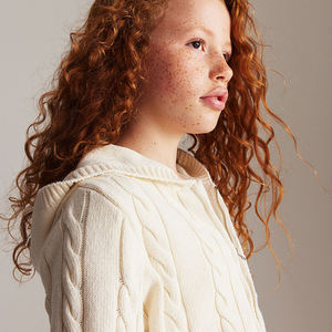 Sweat à capuche tricoté surdimensionné personnalisé pour femmes Pull-over d'hiver de style de rue imprimé Sweat à capuche uni vierge pour dames Vêtements d'hiver en vrac - Product Image 2