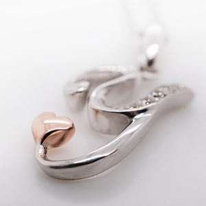 Clásico Vintage oro blanco amarillo K10 enlace cadena colgante collar con Zirconia cúbica regalo para mujeres Vietnam Calista colección - Product Image 3