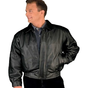 Veste de moto en cuir d'agneau de luxe pour hommes conçue pour un confort ultime, une élégance et un look prêt pour la route - Product Image 5