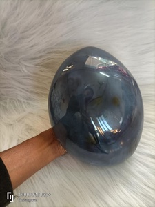 Agate naturelle Druzy, pierre de cristal de forme libre, gemme polie, spécimen minéral étincelant, vente en gros - Product Image 6