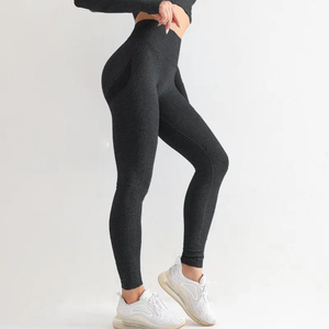 OEM <b>Women's</b> Seamless High Elastic Waist Yoga Leggings Pant Active Wear for Gym Fitness Designer <b>Tight</b> Ladies' Fitness Wear - Product Image 4