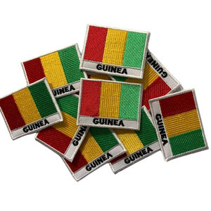 Nouveau design en gros drapeau lettre de broderie fer sur les patchs pour vêtements chapeaux tissé insigne sport patchs de broderie OEM - Product Image 5