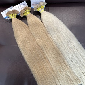 Nouveau produit cheveux humains droits pointe plate cheveux Remy 100% couleur naturelle cuticule alignée Extensions de cheveux humains - Product Image 4