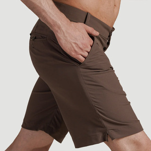 Short de golf athlétique personnalisé pour hommes coupe ajustée et extensible en polyester et spandex motif solide dernière arrivée du fabricant - Product Image 6