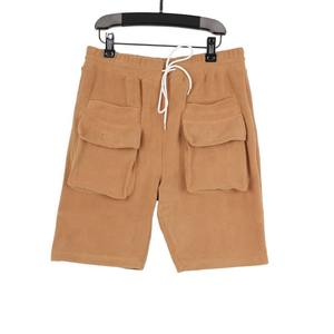 Short de boxe à motif solide imprimé personnalisé pour les combats de grappin MMA Technique brodée utilisée - Product Image 1