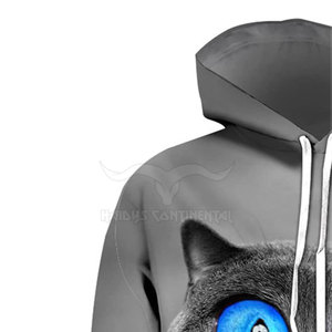 เสื้อฮู้ดผู้ชายคุณภาพสูงมีเอกลักษณ์พิมพ์ลาย3D โลโก้แบบกำหนดเองสีล้วนมีฮู้ดสำหรับฤดูหนาว - Product Image 6