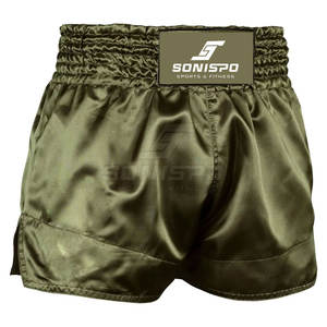 Haute qualité Spandex/Polyester MMA porter des shorts thaïlandais respirant léger séchage rapide conception personnalisable meilleure vente - Product Image 3