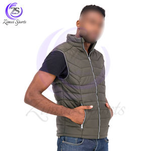 Winter Wear Contrast Color <b>Top</b> Trendy Stand Collar Padded Casual <b>Vest</b>, Best Quality Product Puffer <b>Vest</b> With Wholesale Rate - Product Image 6