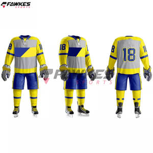 2024 diseño superior uniforme de hockey sobre hielo camisetas de fútbol para hombres conjuntos de ropa para niños y niñas uniforme de hockey sobre hielo sin mangas - Product Image 6