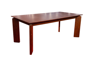 Juego de comedor Michelin de 6 piezas con respaldo de sillas de ratán y madera de Fresno marrón para el comedor - Product Image 2