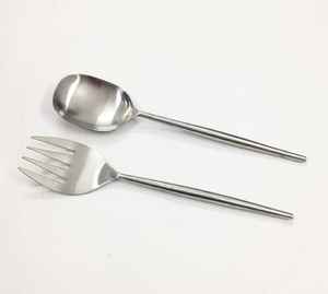 Serveur à salade en acier inoxydable, manche et serpillière à spray, acier inoxydable de haute qualité - Product Image 6