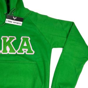 Sudadera con capucha Premium verde personalizada Alpha kapa Alpha Sudadera con capucha para hombres y mujeres Hermandades Sudaderas con capucha y sudadera AKA - Product Image 4