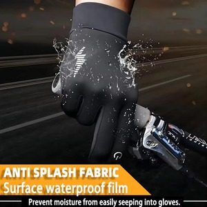 ถุงมือปั่นจักรยานกันลมและกันน้ำสำหรับผู้ชายถุงมือสกีสำหรับฤดูหนาว - Product Image 5