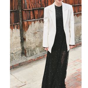 Robe longue personnalisée de haute qualité pour femmes ROBE EN DENTELLE VERA EMB AURORA Robe décontractée à double couche de luxe avec étiquettes personnalisées - Product Image 6