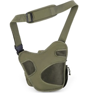 Sac à bandoulière multifonction - Vert olive, système d'extension externe MOLLE, sangle d'épaule réglable antidérapante, camouflage personnalisé - Product Image 3