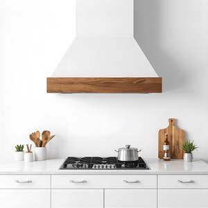 Couverture de hotte de cuisine en bois de qualité supérieure durable Hotte en bois massif Conception personnalisée de haute qualité pour la couverture de hotte de cuisine en bois - Product Image 3