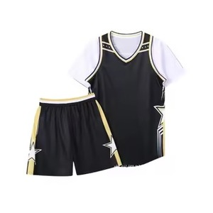Vente en gros de maillot de basket-ball en tissu et costume uniforme court pour hommes kit d'uniforme pour basket-ball uni personnalisé sublimé - Product Image 1
