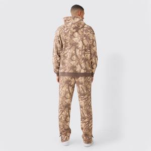 2025 tendance Camouflage imprimé surdimensionné hommes pull à capuche personnalisé poids lourd polaire Streetwear marque sweats à capuche - Product Image 3