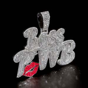 จี้เพชรโมอิสซาไนต์คุณภาพสูงแบบกำหนดเอง สไตล์ฮิปฮอป เงินแท้ S925 เครื่องประดับชั้นสูง พร้อมใบรับรอง GIA - Product Image 5