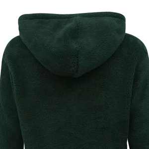 Sweat à capuche en polaire premium pour homme avec poche kangourou en tissu Teddy, chaud, style streetwear décontracté pour l'hiver. - Product Image 5