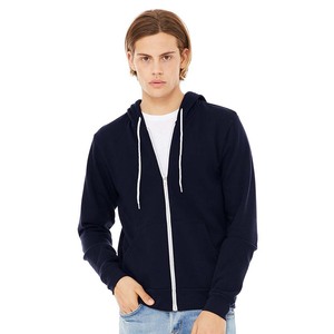 Bella Canvas Drawstring Wholesale Zipper Hoodies - Product Image 1