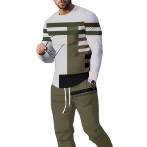 Nuevo Conjunto Deportivo de Verano para Hombre, Estilo Hip Hop, 100% Algodón, Corte Regular, Casual, Sólido, Transpirable y Ligero - Product Image 1