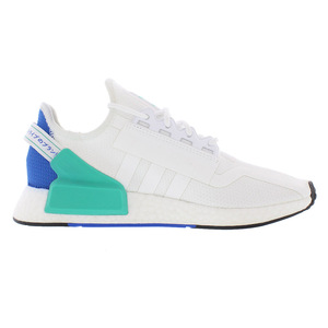 Scarpe da uomo Adidas Nmd_R1 V2 Colore: Bianco/Aqua/Blu 100% autentiche - Product Image 2