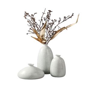 Vase à fleurs en métal argenté minimaliste intérieur accessoires de maison décoration vases à fleurs décoratifs de luxe - Product Image 3