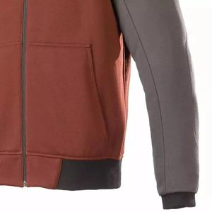 Men’s <b>Thick</b> Windbreaker Hoodie & Shorts Set Oversized Unisex Street Style Sports <b>Jacket</b>, Solid Autumn Wear - Product Image 4