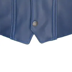 Chaleco de cuero de alta calidad para hombre, V con cuello en diseño elegante, ropa exterior informal ligera, recién llegado, venta al por mayor - Product Image 6