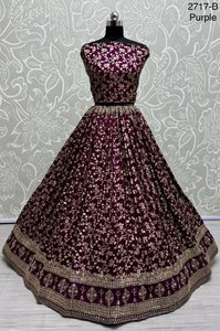 Designer Partywear Lehenga Choli With <b>Embroidery</b> Work - Product Image 3