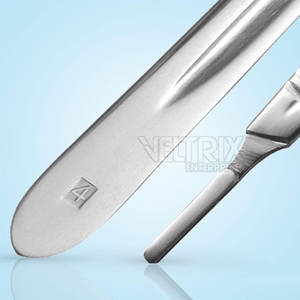 Manches de scalpel légères de style nouveau, 4 3/4, vente directe d'usine, manches de scalpel en acier inoxydable 4 3/4 - Product Image 6