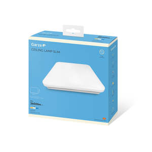 Garza Slim Lámpara de techo cuadrada Diseño moderno Iluminación interior - Product Image 5