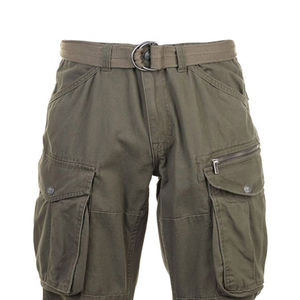 Pantalones cargo ajustados de calidad premium para hombre en tela de algodón, diseño casual con múltiples bolsillos funcionales. - Product Image 4