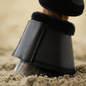 Bottes cloche de cheval en cuir PU imperméables et durables pour la compétition d'entraînement ou l'équitation quotidienne avec doublure en polyester doux teddy - Product Image 3
