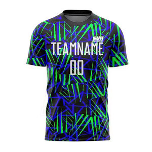 Servicio OEM, Jersey de Fútbol Sublimado con Logotipo Personalizado, Alta Calidad, Superventas, Transpirable, Corto, Verano, 100% Poliéster, Secado Rápido - Product Image 1